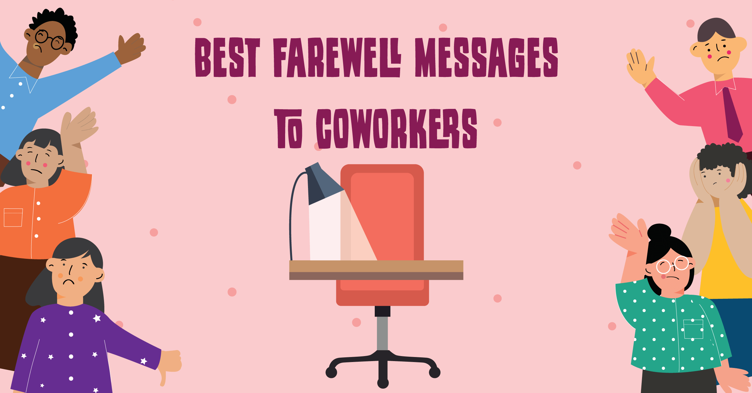 Farewell messages and goodbye card cover for a colleague leaving, from GreetPool