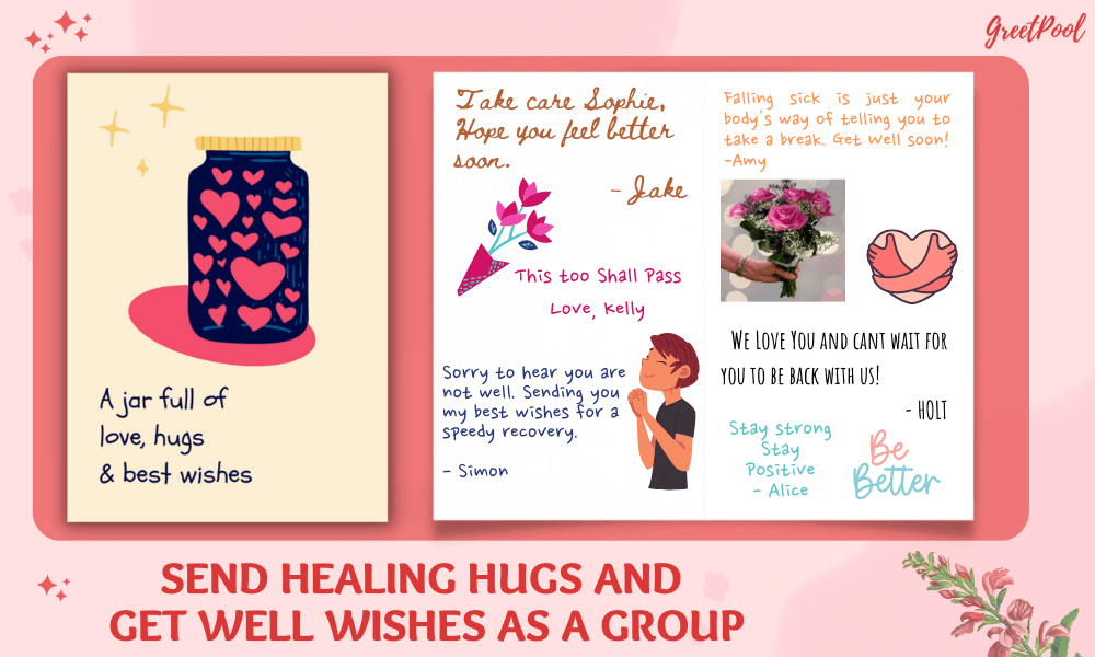 Get Well Soon Card Ideas | GreetPool Group Cards