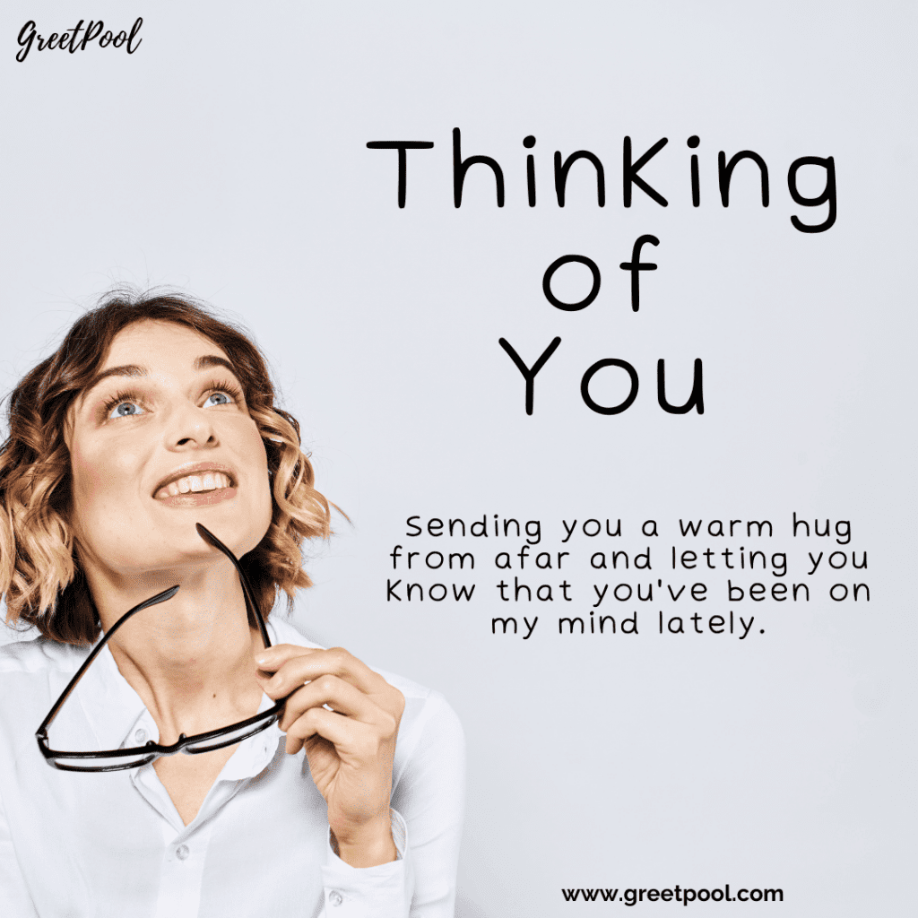 thinking of you message for friend