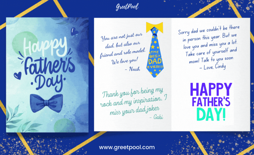 Father's Day group ecard from GreetPool