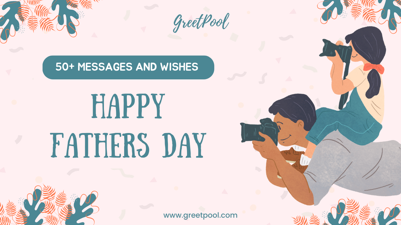 Happy Father's Day wishes and messages card cover from GreetPool