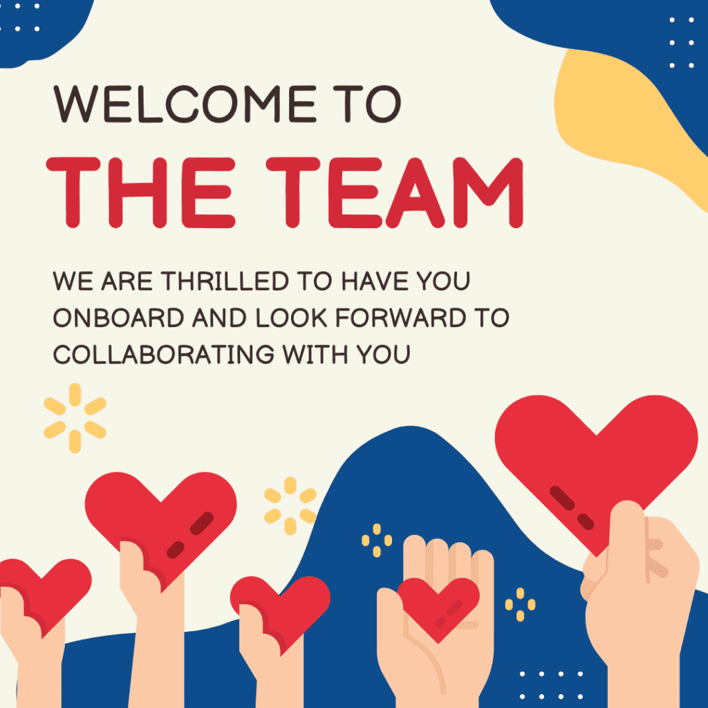 Welcome to the team card