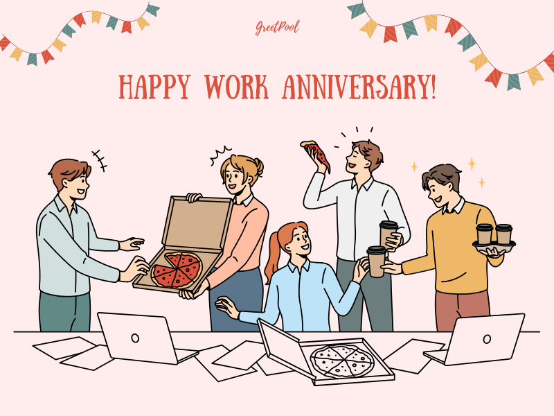 Work Anniversary Celebration Idea office party