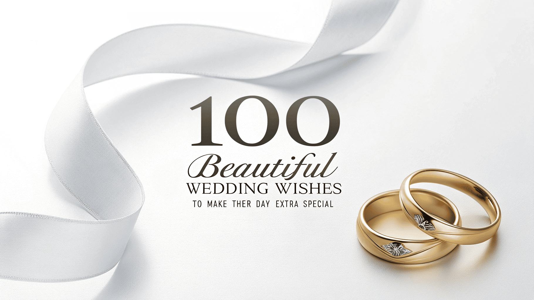 100 Sweet and Sincere Wedding Wishes to Make Their Day Extra Special