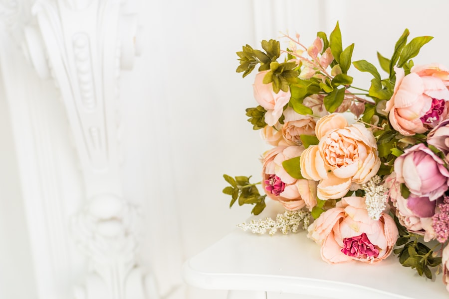 Sympathy floral bouquet