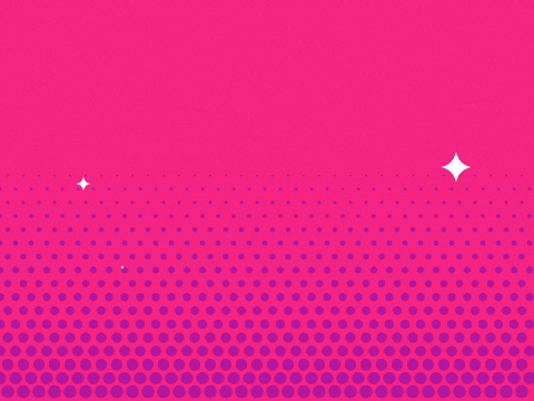 Gorgeous Birthday Heart Sunglasses Pop Art Happy birthday gorgeous pop art heart sunglasses with halftone lenses on a hot pink dotted background