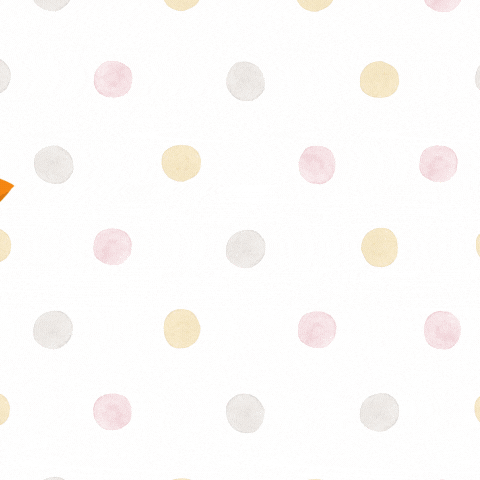 Animated happy birthday GIF with cute bird illustration