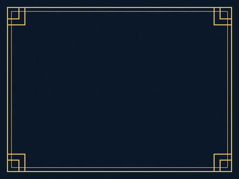 Happy Birthday Old Sport Art Deco Happy birthday old sport art deco gold sunburst fan and stepped frame on a midnight navy background