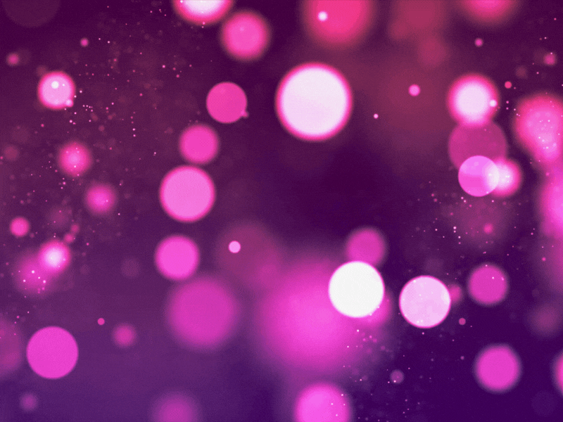 Animated happy birthday you are the best GIF with pink bokeh sparkle