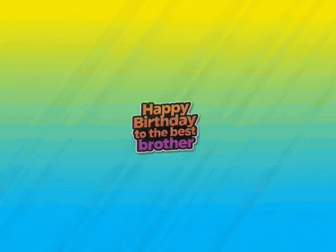 Sneaker and skateboard stickers popping in, happy birthday to the best brother gif