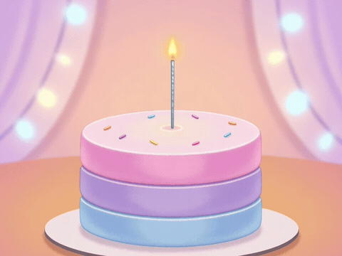 Sparkler Cake Birthday For Her