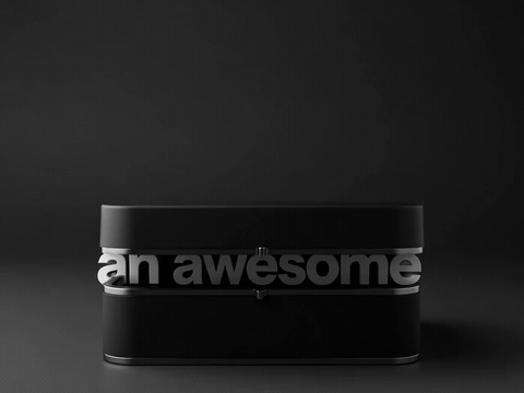 Watch Unbox Birthday For Him Sleek watch gift box bursting into gold confetti, wishing you an awesome birthday gif for him