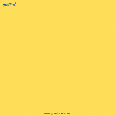 Animated Inspiring Leader Boss Day GIF in blue on yellow