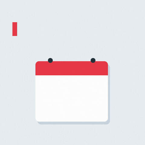 Today's plan celebration with celebrate written on a calendar page, circled in red marker, confetti
