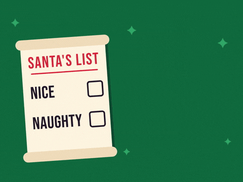 Dear Santa I Can Explain Christmas Dear Santa I can explain Christmas joke with Santa's list getting a red tick in the naughty box and a wobbly gold halo