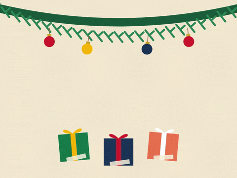 Deck The Halls Christmas Scrapbook Deck the halls in scrapbook letter tiles dropping in under a pine garland with baubles, Merry Christmas in red script