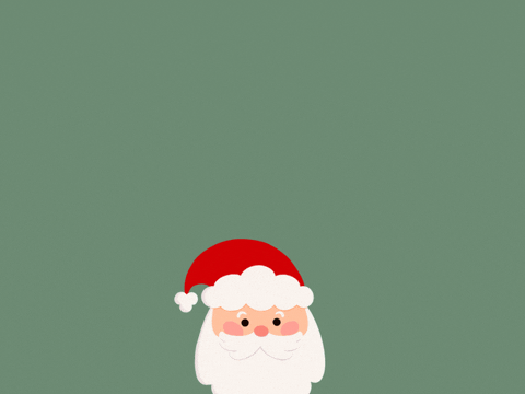 Merry Christmas Cute Santa Claus Animated merry Christmas GIF with cute Santa Claus illustration