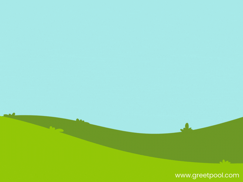 Animated awesome you got the job GIF on teal background