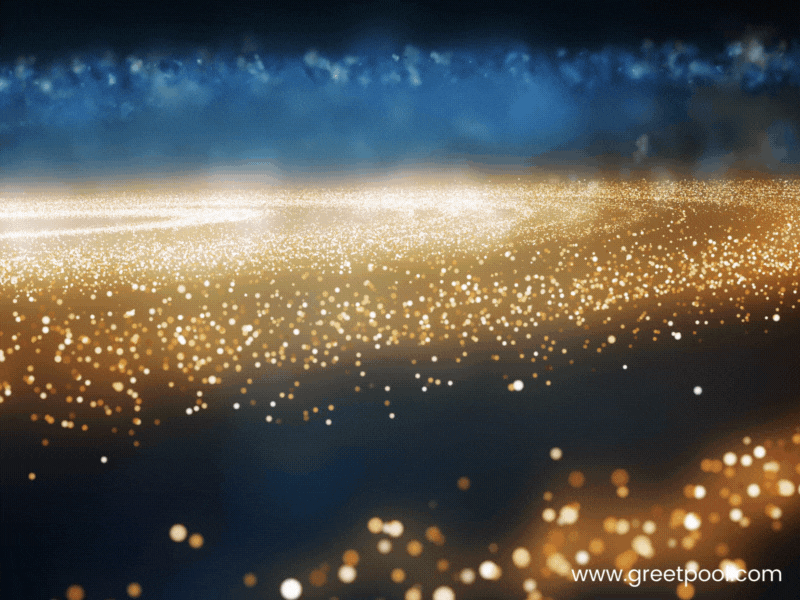 Animated big congrats GIF with bold text on yellow background