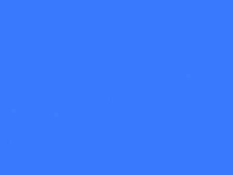 Congrats in bold white letters as two party poppers fire colourful confetti on a bright blue background
