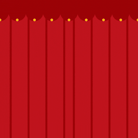 Congrats Take A Bow Spotlight Congrats take a bow lettering in a spotlight as red stage curtains open and roses land on the stage