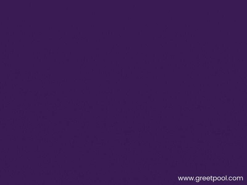 Animated congrats you're a rockstar GIF with stars on dark background