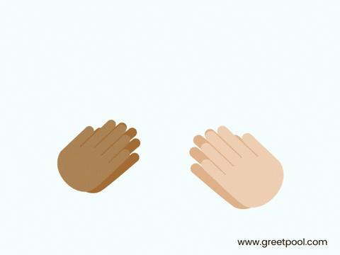 Congratulations Clapping Hands Animated congratulations GIF with clapping hands