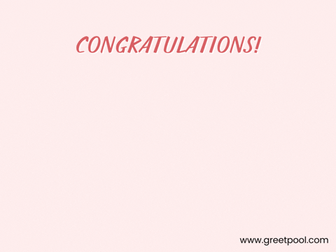 Congratulations Proud Of You Dark Animated congratulations I'm proud of you GIF on dark background