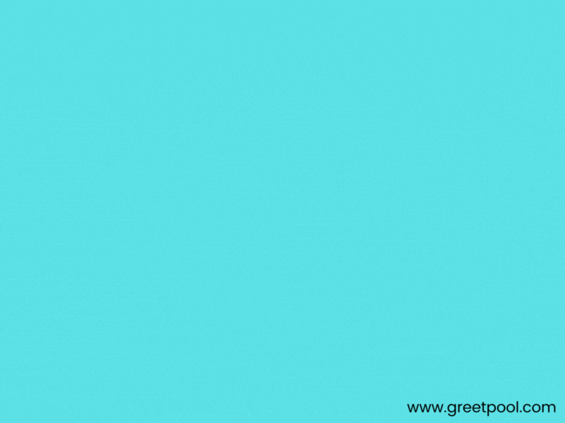 Animated congratulations stay super GIF with cape on gold background