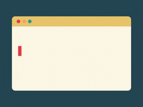 Congratulations typed out letter by letter in a retro app window with You earned it handwritten below