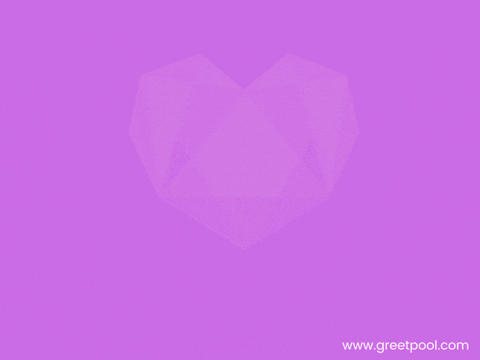 Heartiest Congratulations Geometric Animated heartiest congratulations GIF with geometric heart design