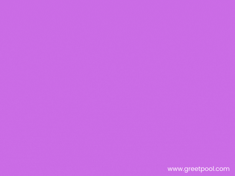 Animated heartiest congratulations GIF with geometric heart design