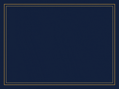 Farewell Great Leader Art Deco Gold Farewell to a great leader in gold art deco lettering with a fan sunburst on a navy background