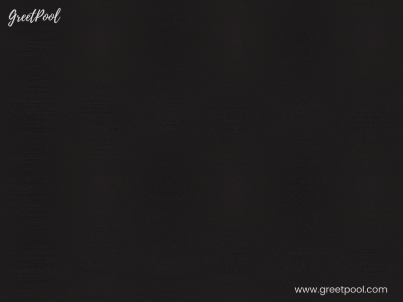 Animated happy farewell GIF with cheers and wine glasses