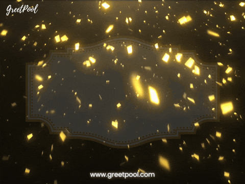 We Wish You The Best Farewell Animated we wish you the best farewell GIF on teal background