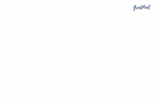 Animated Happy Father's Day GIF with a photo collage