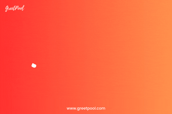 Animated Happy Father's Day GIF in red script