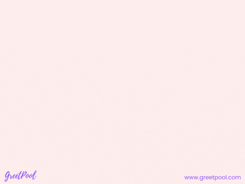 Animated get well soon GIF with floral bouquet