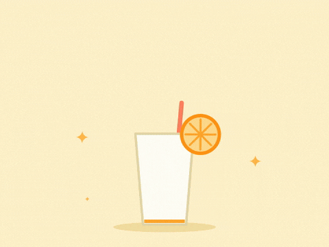 Get Well Soon Orange Juice Sunshine Sending sunshine get well soon glass of orange juice filling up with a smile and an orange slice