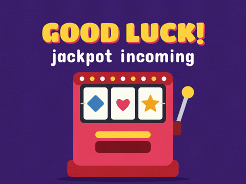 Good Luck Slot Machine Jackpot Good luck jackpot incoming slot machine spinning to three four leaf clovers and paying out coins