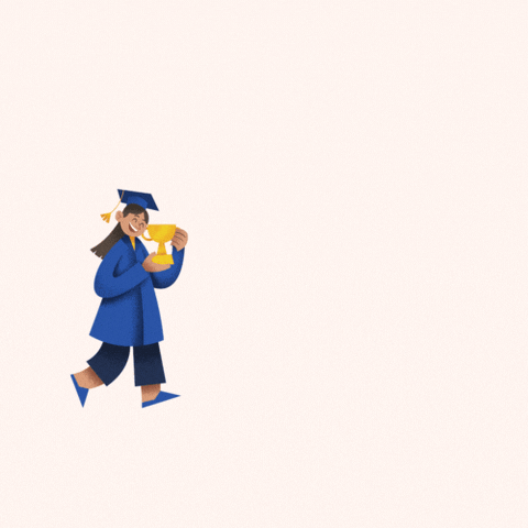 You Did Great Job Chase Dreams Animated you did a great job chase your dreams graduation GIF