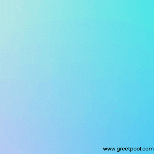 Animated hugs GIF with text in heart shape on red background
