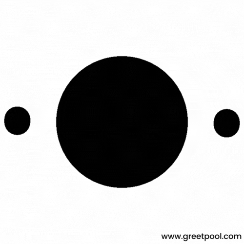 Animated I love you GIF with heart hug line art on dark background