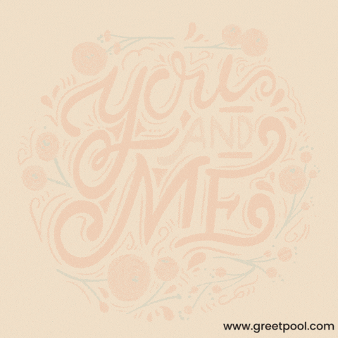 You And Me Couple Love Animated you and me couple love GIF with illustration