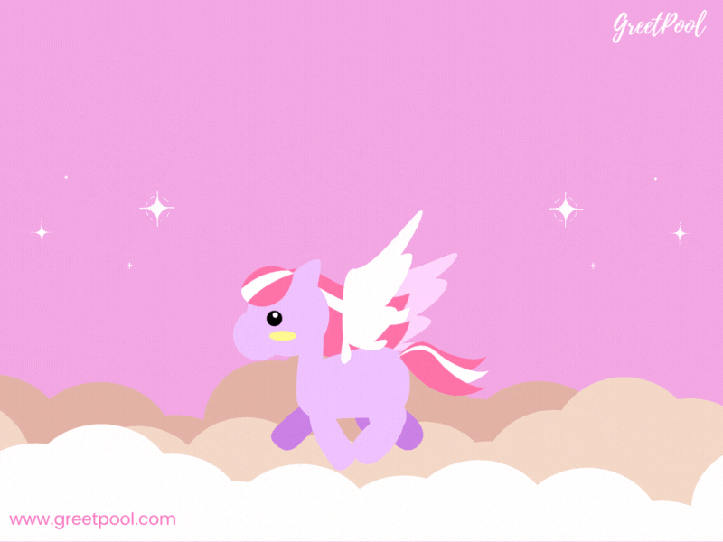 Stork Delivering Baby Animated stork delivering baby GIF for baby shower celebration