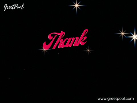 Thank You Cute Character Animated thank you GIF with cute blushing character