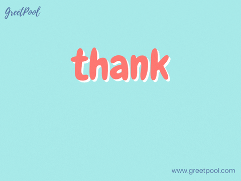 Thank You Red Flower Heart Animated thank you GIF with red flower and heart