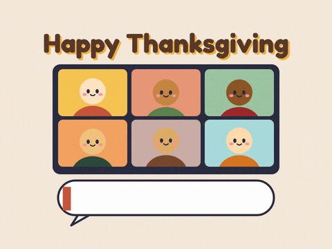 Happy Thanksgiving Pixel Cornucopia - Free GIF | GreetPool