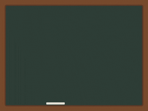 Happy Thanksgiving, serving up gratitude, handwritten on a breakroom chalkboard with chalk pie and leaf doodles
