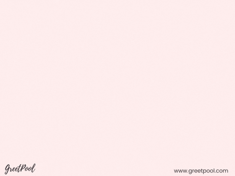 Thinking Of You Couple Hearts Pink Animated thinking of you GIF with couple holding hearts on pink background